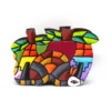 Servilletero con relieve de arena