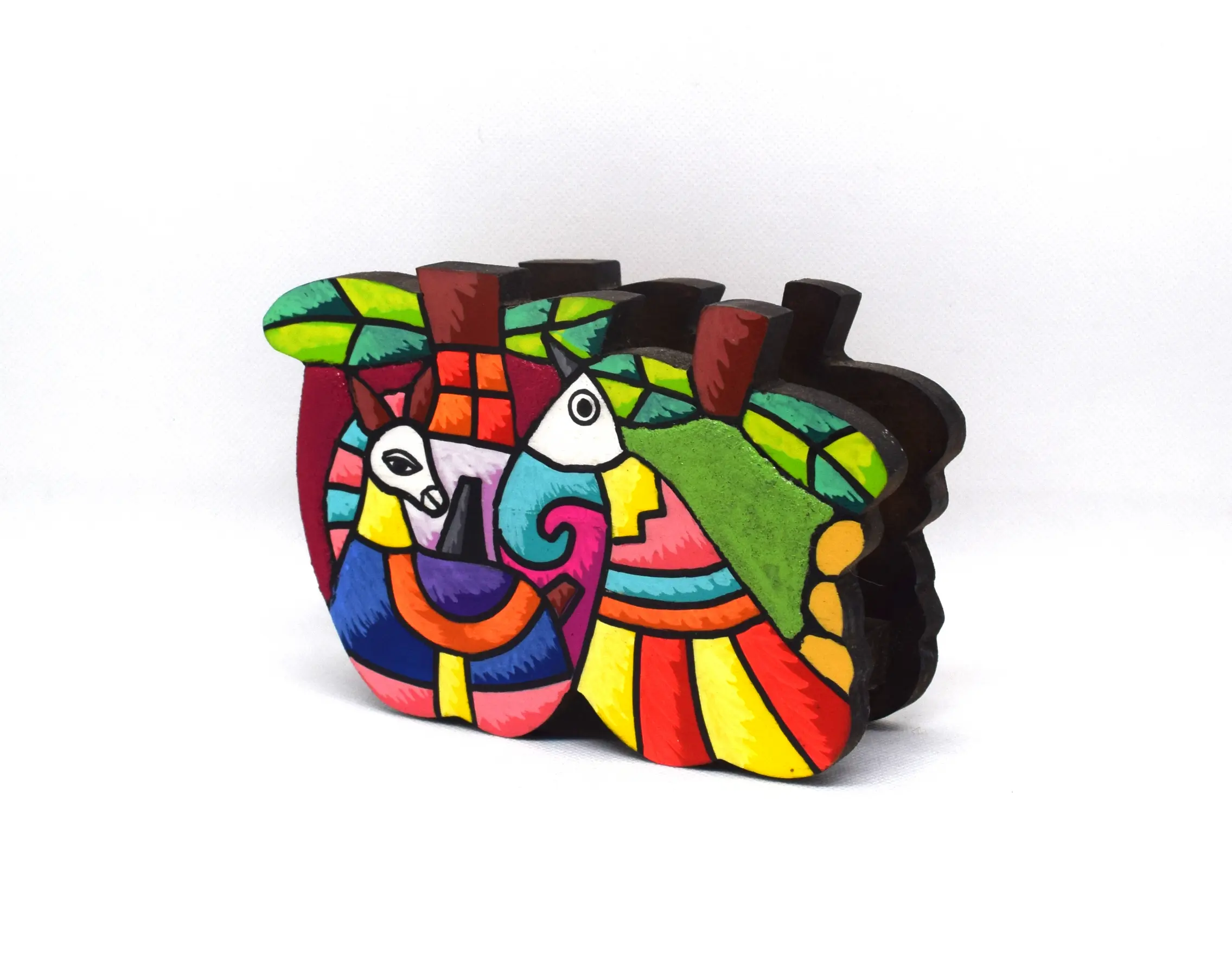 Servilletero con relieve de arena - Image 2