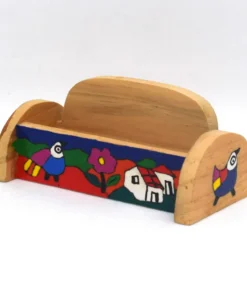 Tarjetero de madera