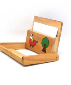 Tarjetero flexible de madera